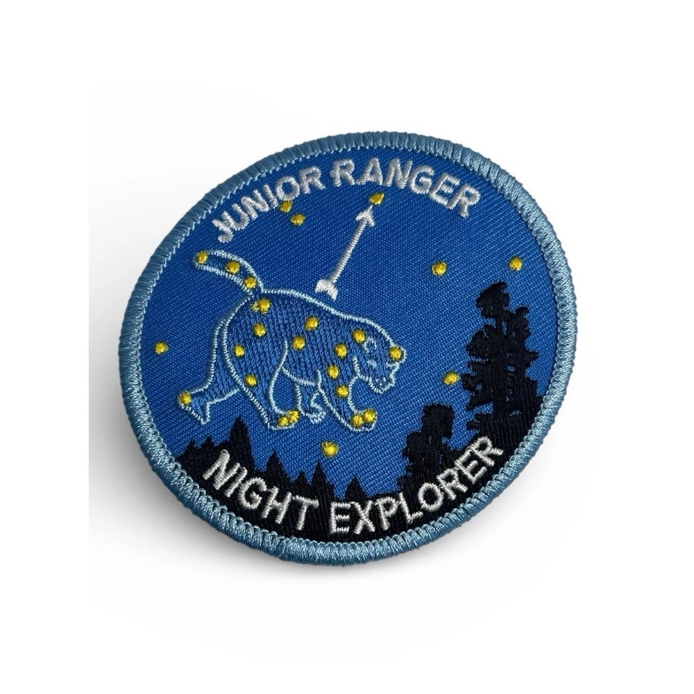 NPS Junior Ranger Night Explorer Patch Ursa Major Big Bear Constellation‎ NEW
